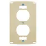 Image of NPS8I Wallplates and Box Covers, Wallplates, Thermoplastic, 1-Gang, 1) Duplex Opening, Ivory