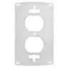 Image of NPS8W Wallplates and Box Covers, Wallplates, Thermoplastic, 1-Gang, 1) Duplex Opening, White