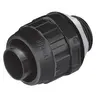 Image of P050NBKA Kellems Wire Management, Liquidtight System, PolyTuff® Straight Male Liquid Tight Connector, 1/2", Non-Metallic, Black