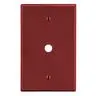 Image of P11R Wallplate, 1-Gang, .406" Opening, Box Mount, Red