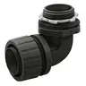 Image of P1259NBK Kellems Wire Management, Liquidtight System, PolyTuff® 90 Degree Male Liquid Tight Connector, 1 1/4", Non-Metallic, Black