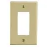 Image of P26I Wallplate, 1-Gang, 1) Decorator, Ivory