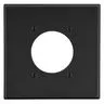 Image of PJ703BK Wallplate, Mid-Size 2-Gang, 2.15" Opening, Black