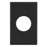 Image of P720BK Wallplate, 1-Gang, 1.60" Opening, Black