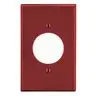 Image of P720R Wallplate, 1-Gang, 1.60" Opening, Red