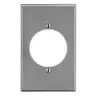 Image of PJ724GY Wallplate, Mid-Size 1-Gang, 2.15" Opening, Gray