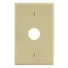 Image of P737I Wallplate, 1-Gang, .625" Opening Box Mount, Ivory