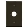 Image of P737 Wallplate, 1-Gang, .625" Opening Box Mount, Brown