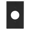 Image of PJ7BK Wallplate, Mid-Size 1-Gang, 1.40" Opening, Black