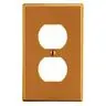 Image of P8OR Wallplate, 1-Gang, 1) Duplex, Orange