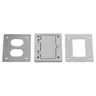 Image of PFBR826GYA 1-Gang Non-Metallic Cover, Includes Duplex and Style Line® Decorator Inserts, Gray