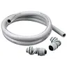 Image of PS05GYKIT Kellems Wire Management, Liquidtight System, SwivelLok® Flexible Conduit Kit, 1/2" X6, 2 PS0509NGY, 6' G1050