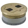 Image of RF409BR Floor Boxes, Flange and Door Assembly, Tile Trim, Brass