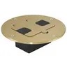 Image of RF509BR TradeSelect, Floor Box with Tile Flange and Door, Brass