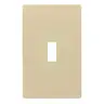 Image of RFW1I Wall Plates, Snap-On, 1-Gang, 1) Toggle, Ivory