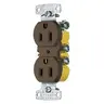 Image of RR15S TradeSelect, Straight Blade Devices, Receptacles, Residential Grade, Duplex, 15A 125V, 2-Pole 3-Wire Grounding, 5-15R, Self Grounding, White