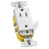 Image of RRD15SWTR TradeSelect, Straight Blade Devices, Residential Grade, Receptacles, Tamper Resistant Decorator Duplex, Self Grounding, 15A 125V, 5-15R, White