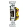 Image of RS315 TradeSelect, Switches and Lighting Controls, Residential Grade, Toggle Switches, Three Way, 15A 120V AC, Brown