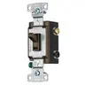 Image of RS415 TradeSelect, Switches and Lighting Controls, Residential Grade, Toggle Switches, Fou rWay, 15A 120V AC, Brown