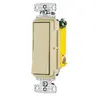 Image of RSD315I TradeSelect, Decorator Switch, Residential Grade, Rocker Switch, General Purpose AC, Three Way, 15A 120/277V AC, Push Bac kand Side Wired