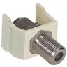 Image of SFFWX Snap-Fit, F-Coax Connector, White