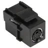 Image of SFSVBK Snap-Fit, S-Video Connector, Female to Female, Black