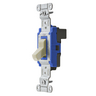 Switches and Lighting Controls, Industrial/Commercial Grade, SNAPConnect Series, Toggle Switches, SinglePole, 15A 120/277V AC, Ivory Toggle, North American
