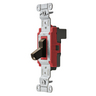 Switches and Lighting Controls, Industrial/Commercial Grade, SNAPConnect Series, Toggle Switches, Single Pole, 20A 120/277V AC, Brown Toggle, North American