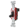 Switches and Lighting Controls, Industrial/Commercial Grade, SNAPConnect Series, Toggle Switches, Three Way, 20A 120/277V AC, Black Toggle, North American