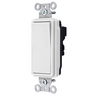 Switches and Lighting Controls, Industrial/Commercial Grade, SNAPConnect Series, Decorator Switches, Single Pole, 20A 120/277V AC, White, North American