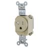 Straight Blade Devices, Tamper Resistant, Receptacles, Simplex, SNAPConnect, Hospital Grade, 15A 125V, 2-Pole 3-Wire Grounding, 5-15R, Ivory