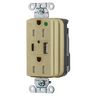 Hubbell Wiring Device Kellems, Straight Blade Devices, SNAP-ConnectDecorator Duplex, USB Charger Receptacle, Hospital Grade, 15A 125V, 2-Pole 3-Wire Grounding, 5-15R, 5A 
