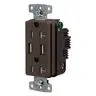 Image of USBB20A USB Charger Duplex Receptacle, 20A 125V, 2-Pole 3-Wire Grounding