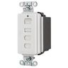 USB Charger, Decorator Duplex Receptacle, 15A 125V AC Input, 5A USB Output, 2-Pole 3-Wire Grounding, Type A/C, White