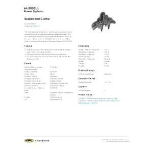 Suspension Clamp | HAS227C | Hubbell Power Systems