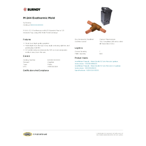 M-244 Exothermic Mold | 600402440000 | Burndy