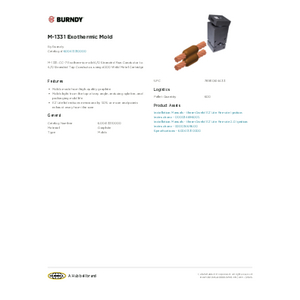 M-1331 Exothermic Mold | 600413310000 | Burndy