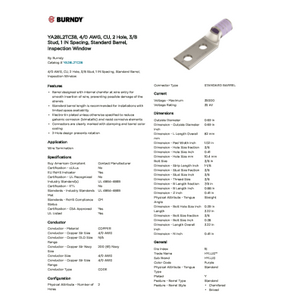 BURNDY YA3CTC38 CU HYDENT- 3STR-3/8 IN - Foto 10