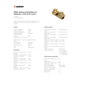 QR26, Mechanical Splice or Reducer, 1/0-2/0 Str Copper | QR26