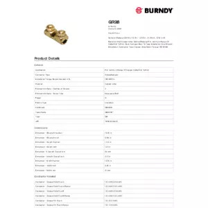 QR26, Mechanical Splice or Reducer, 1/0-2/0 Str Copper | QR26