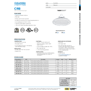 CRB Specification Sheet