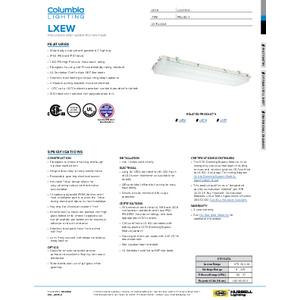 LXEW Specification Sheet