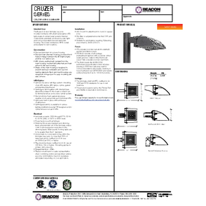 Cruzer LED Turtle-Friendly Specification Sheet