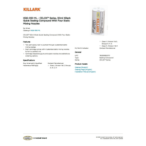 KQS-050 ML - CELOX™ Series, 50ml Killark Quick Sealing Compound