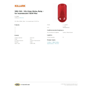 Vintage Killark light sold vrg-100