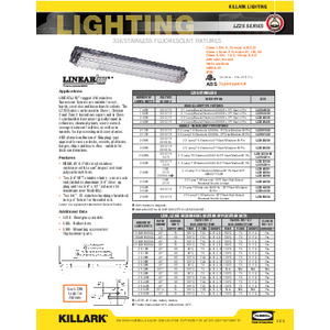 LZ2N32230-55C - LZ2N Series, Non-Metallic 32 W Fluorescent Lt Fixt