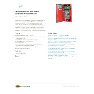 LXi-1200 Electric Fire Pump Controller Across-the-Line