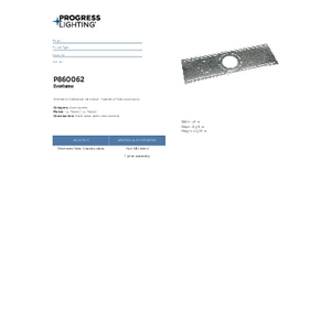 Everlume Collection Universal Mounting Plate Accessory | P860062 