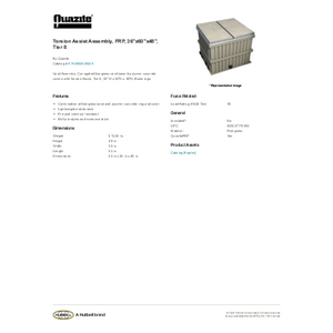 Torsion Assist Assembly, FRP, 36