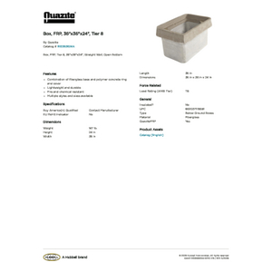 Box, FRP, 36